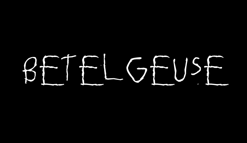 Betelgeuse font big