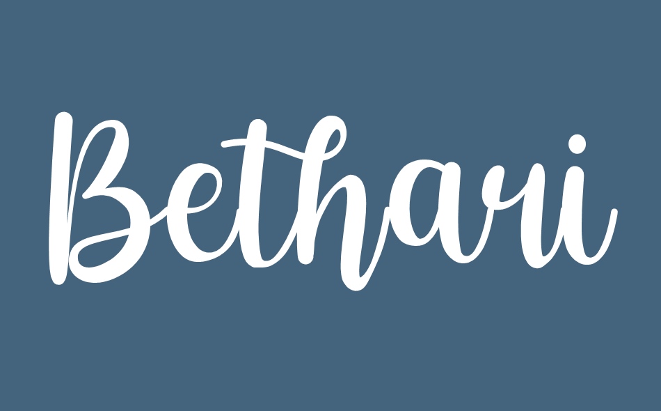 Betharia Classy font big