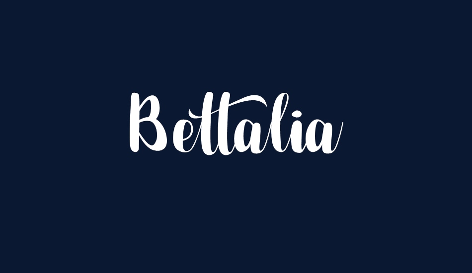 Bettalia font big