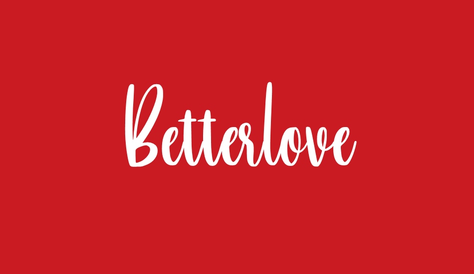 Betterlove font big