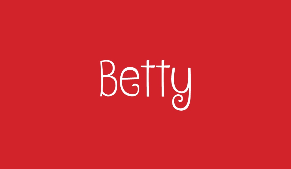 Betty font big