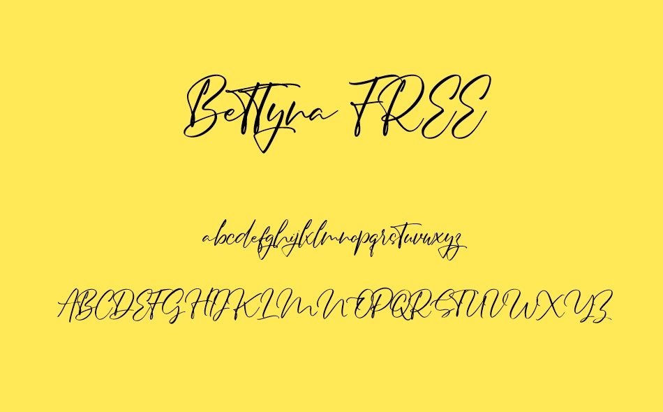 Bettyna font