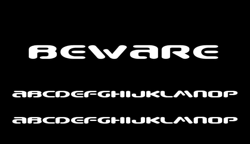 Beware font