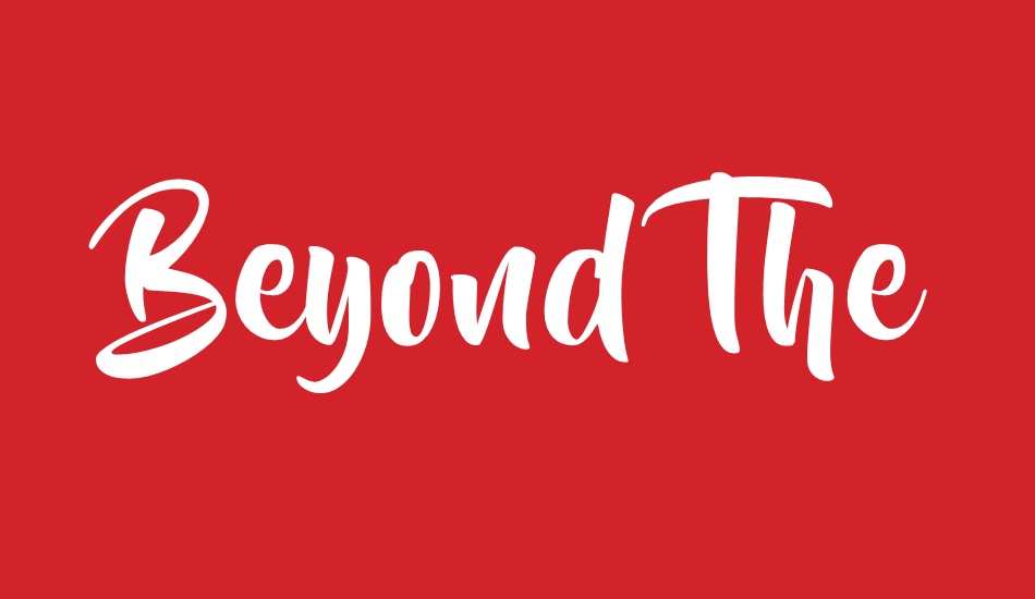 Beyond The Mountains font big