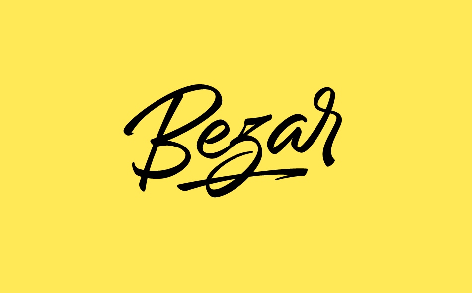 Bezar font big