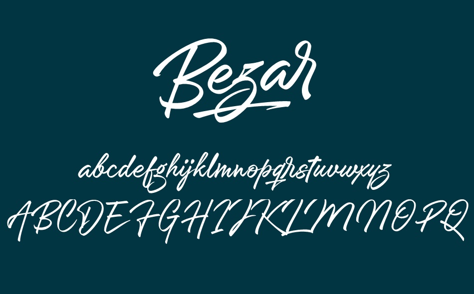 Bezar font