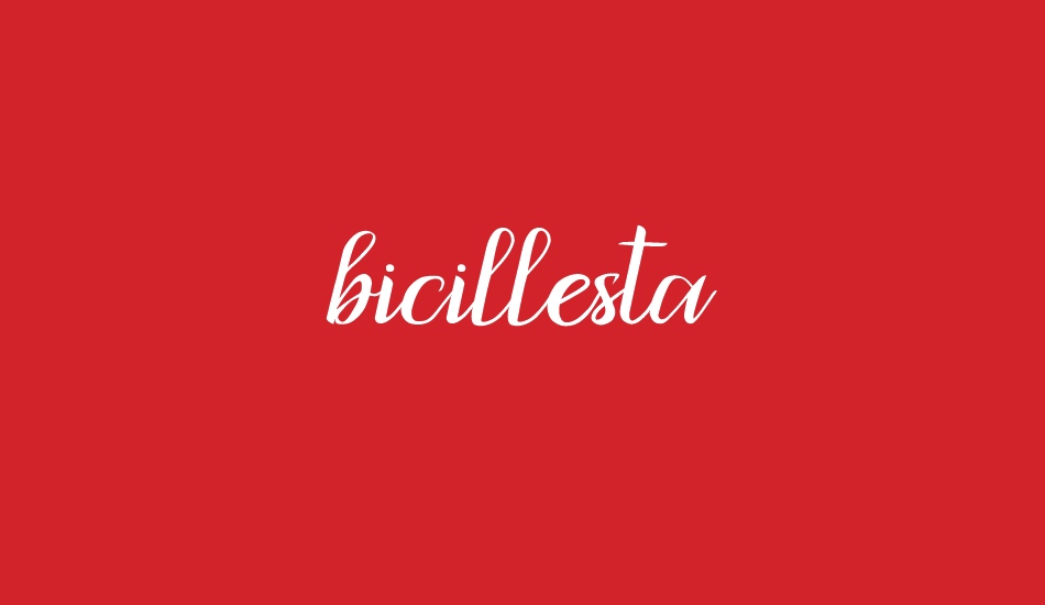 bicillesta font big