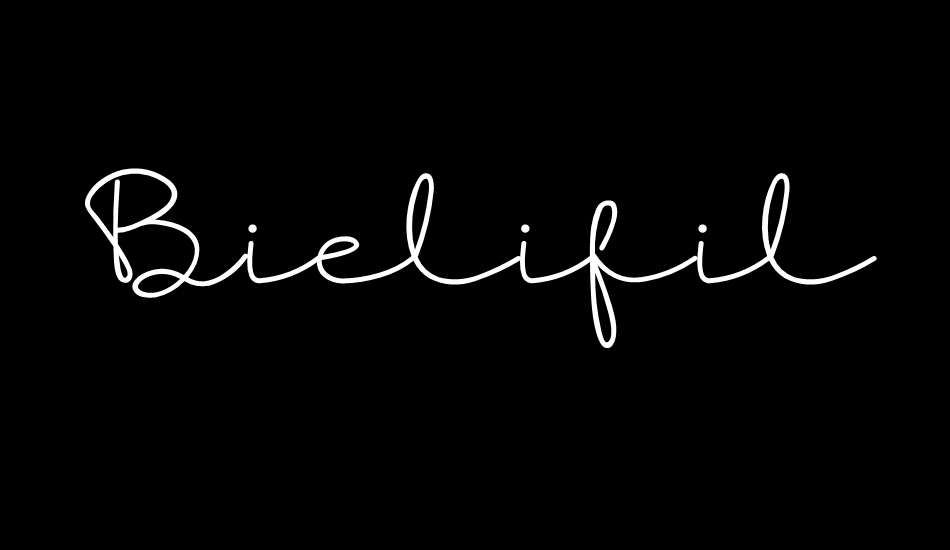 Bielifild font big