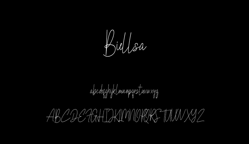 biellsa font