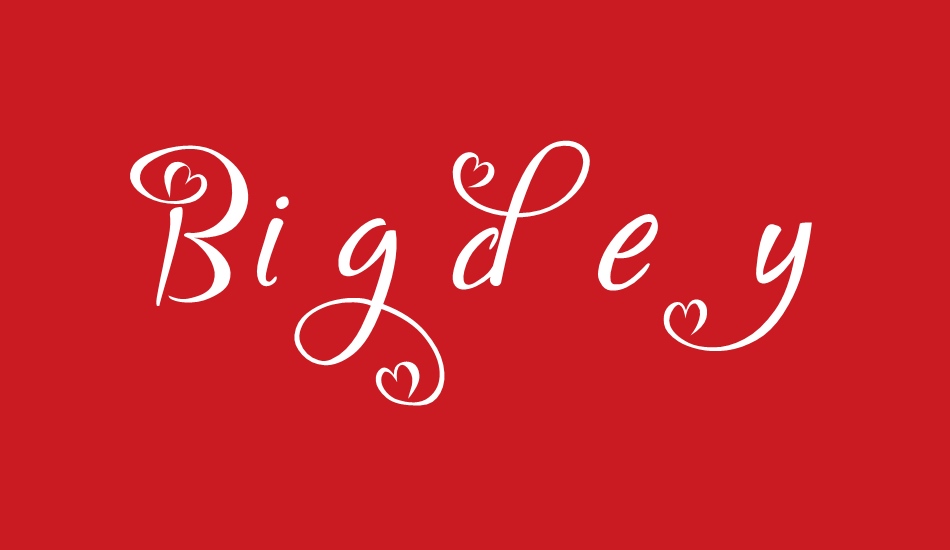 Bigdey font big