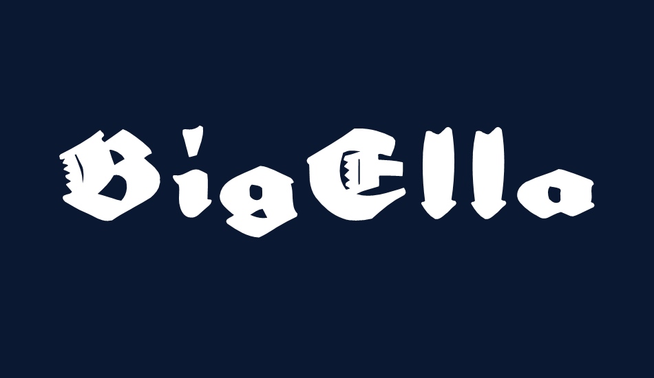 BigElla font big