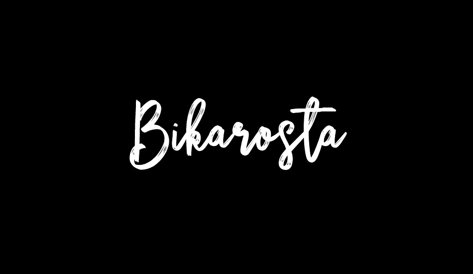 Bikarosta font big