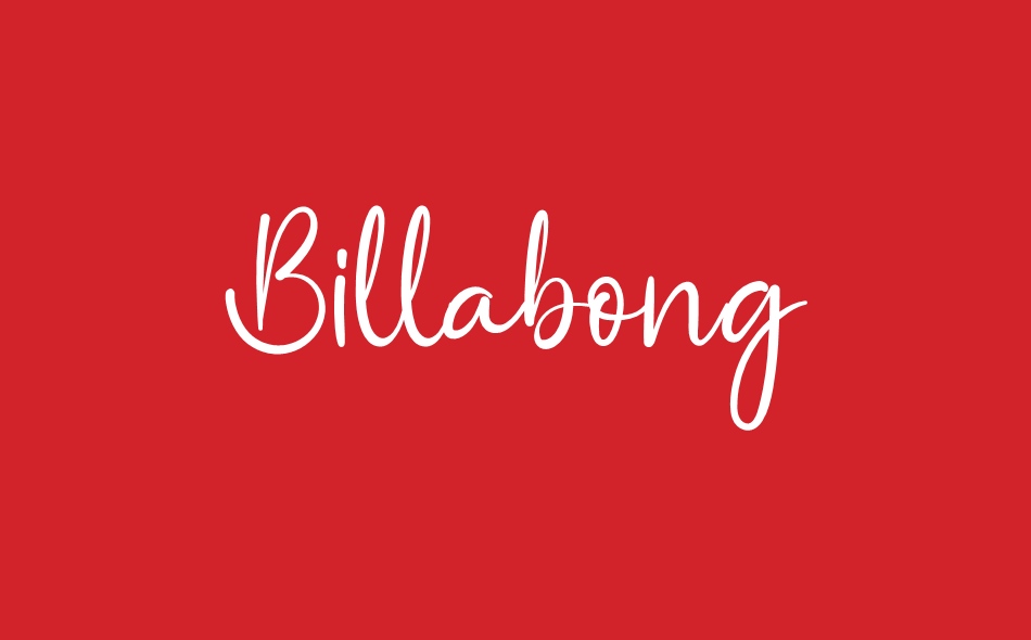 Billabong font big