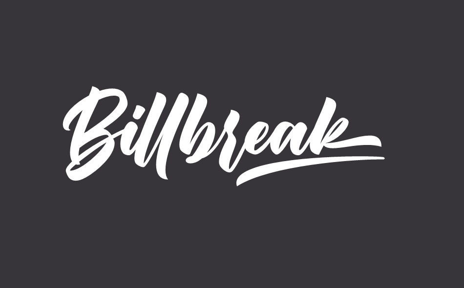 Billbreak font big