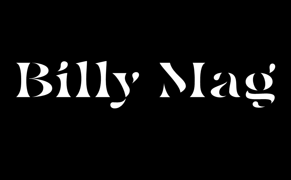 Billy Magie font big