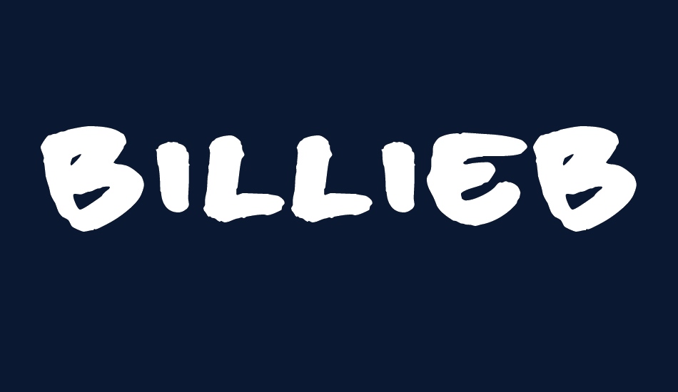 billieBoldHand font big