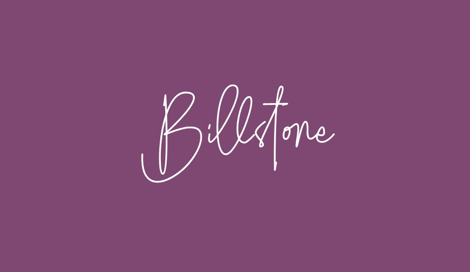 billstone-demo font big