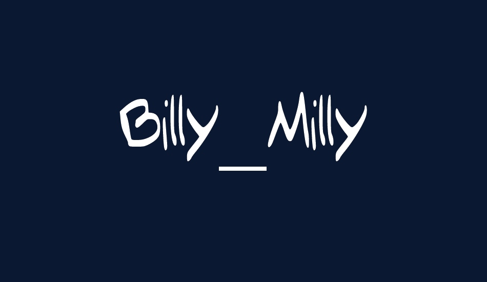 Billy_Milly font big