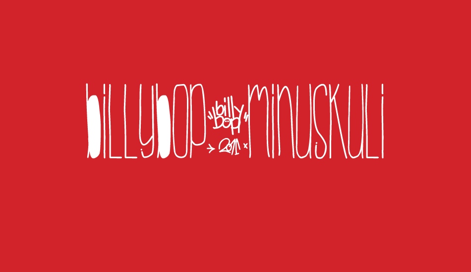 BillyBop_MinusKuli font big