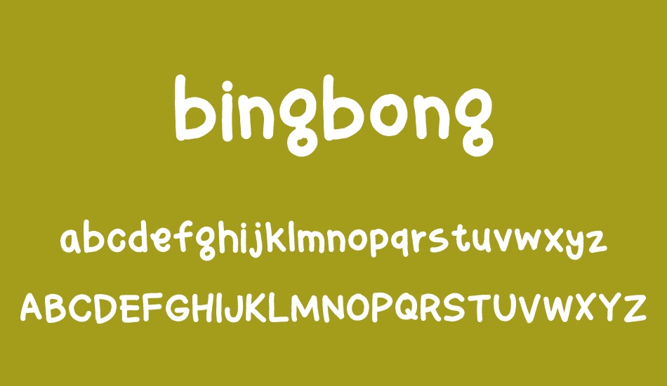 bingbong font