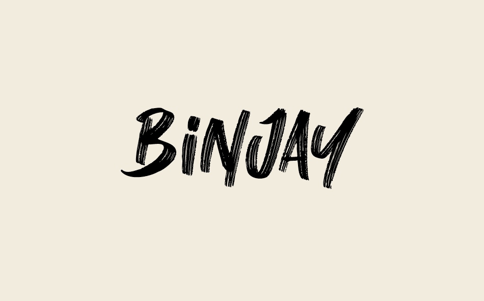 Binjay font big