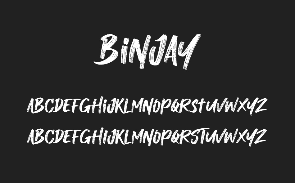 Binjay font