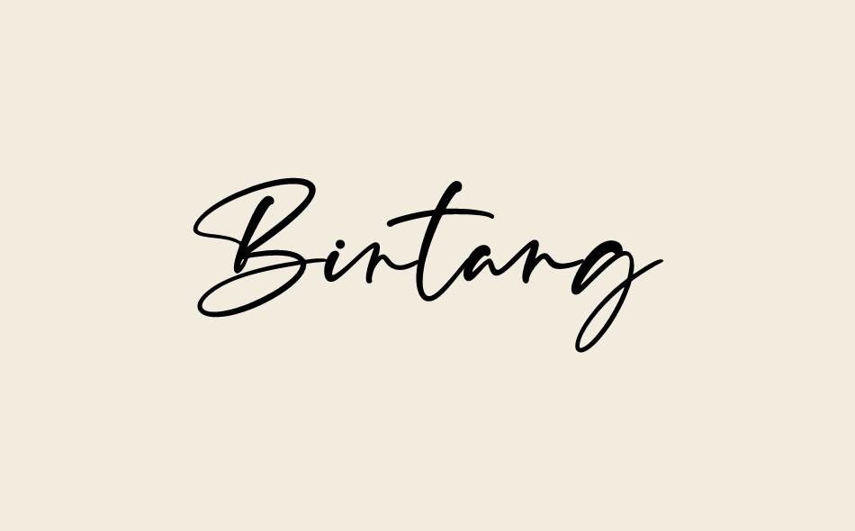 Bintang font big