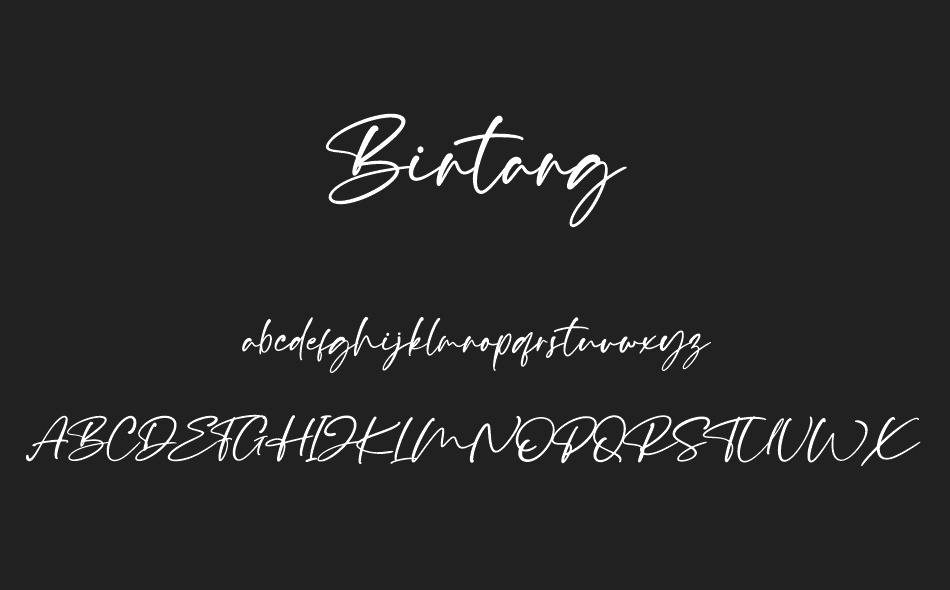 Bintang font