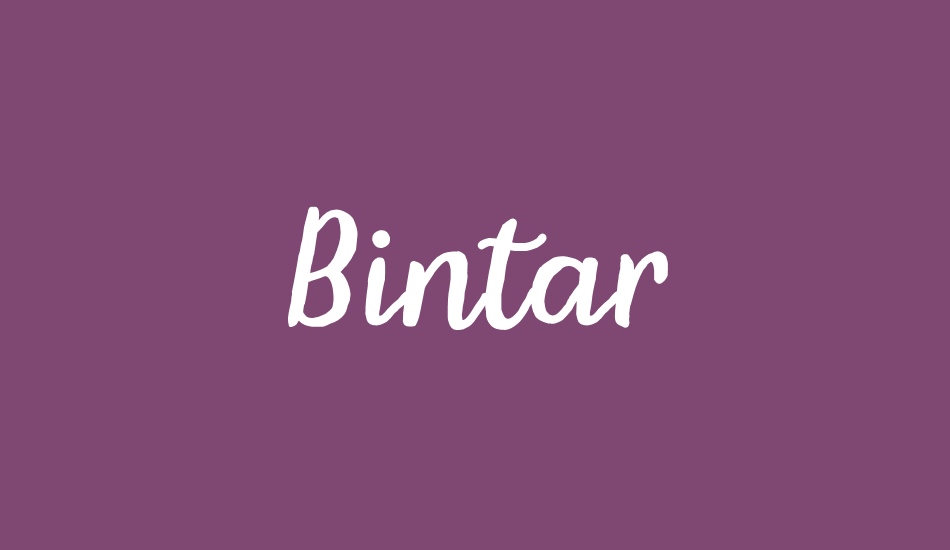 Bintar font big