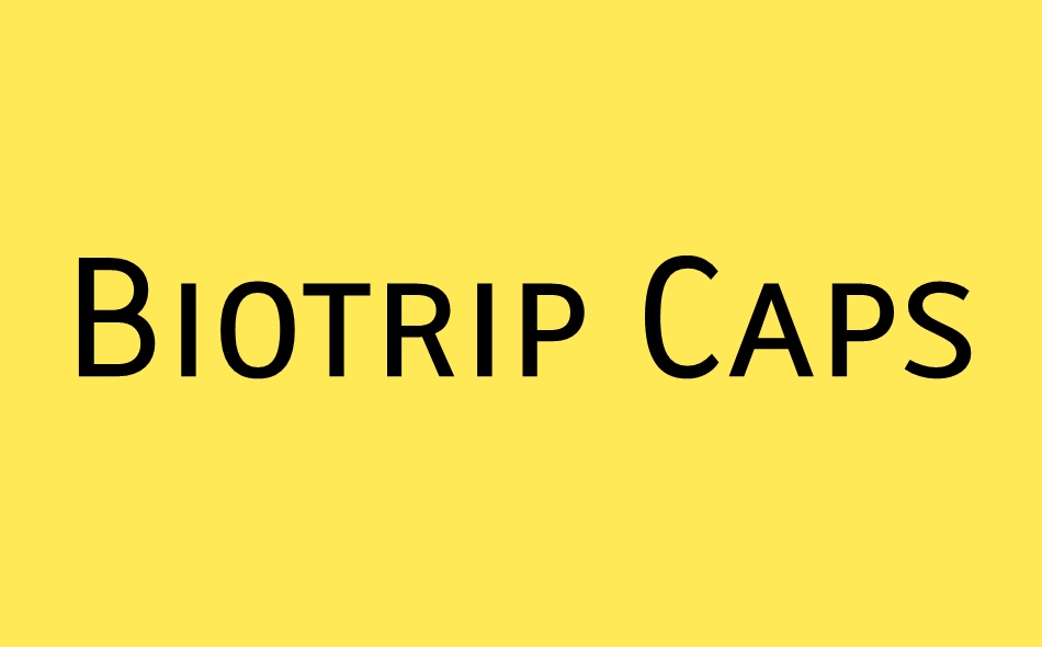 Biotrip Caps font big
