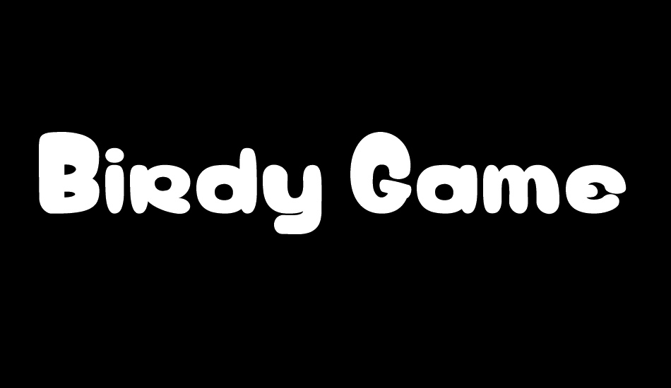 Birdy Game font big