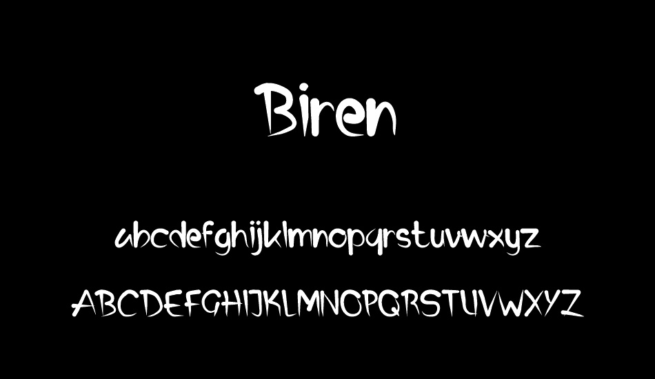 Biren font