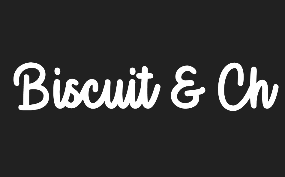 Biscuit & Chocolat font big