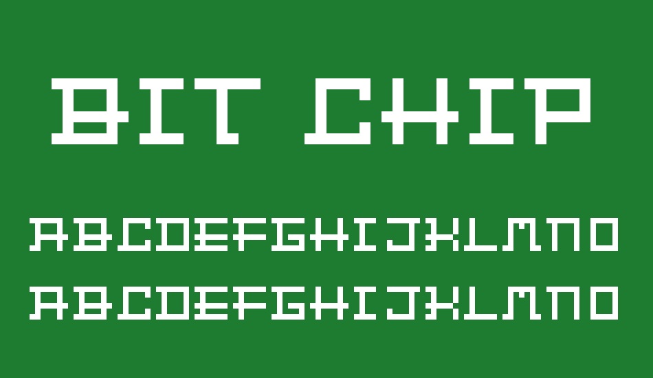 Bit Chips font