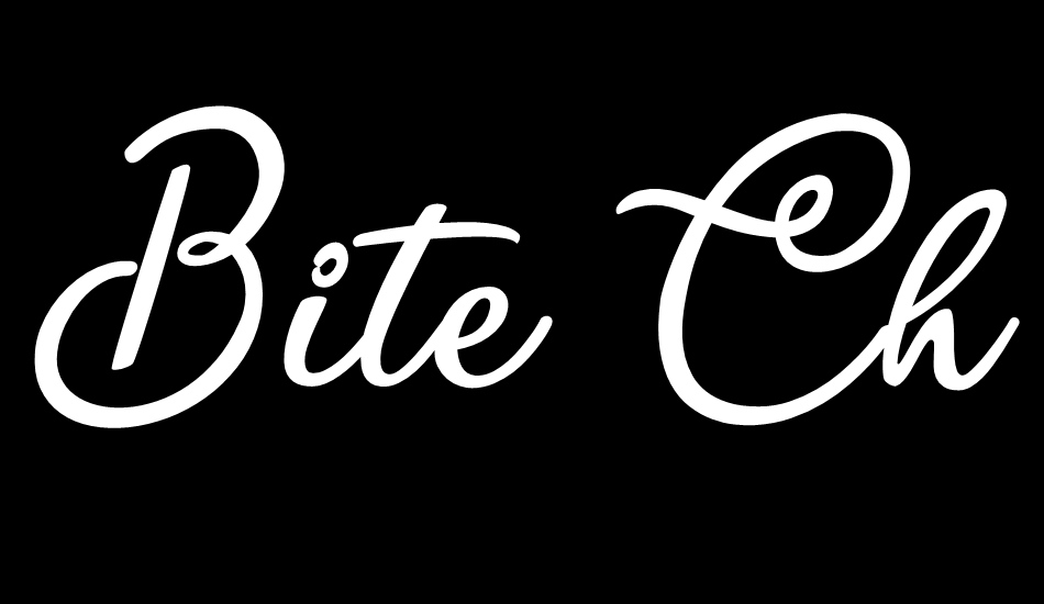 Bite Chocolate font big