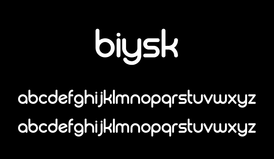 Biysk font