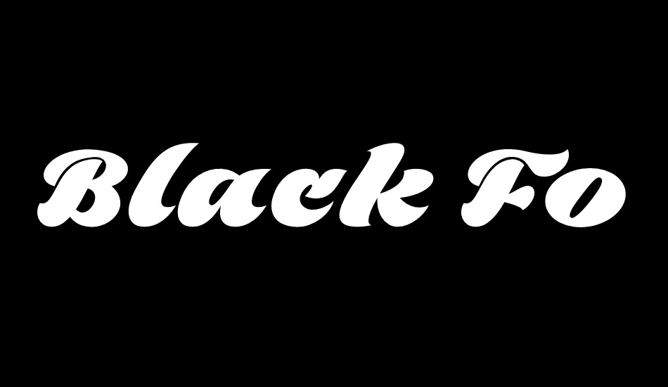 Black Fox Personal Use Only font big