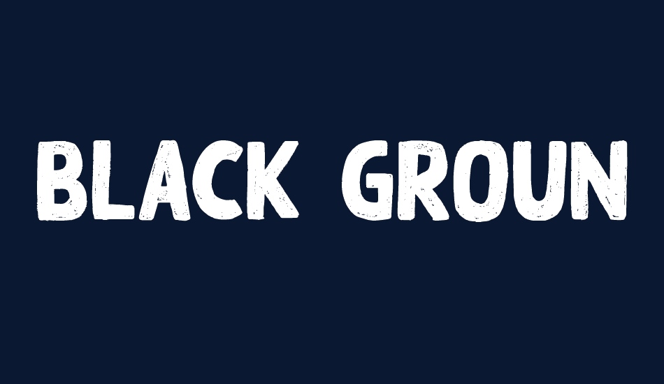 Black Ground font big