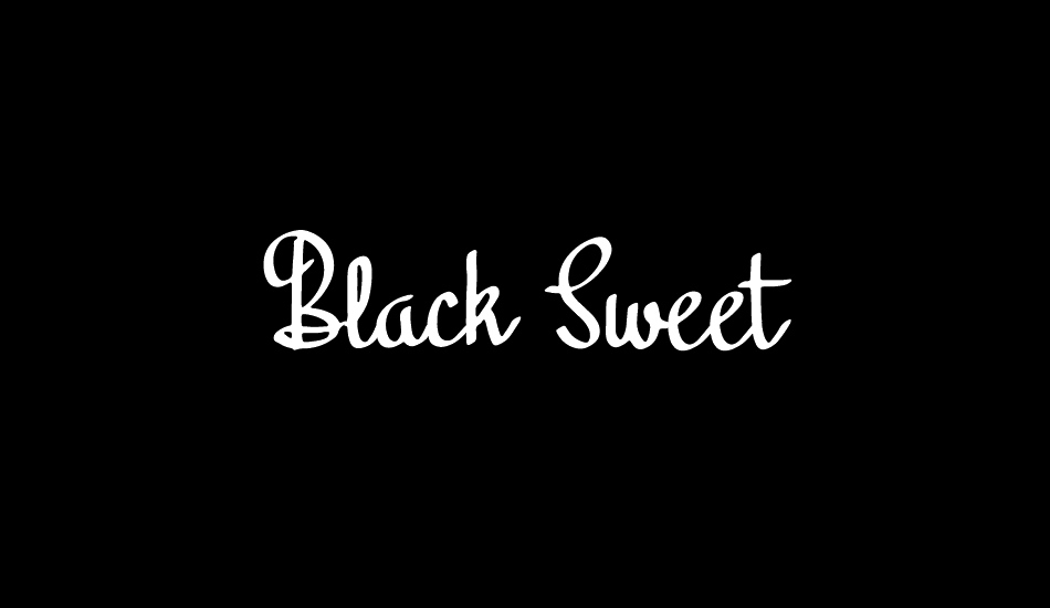 Black Sweet font big