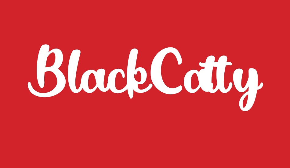 BlackCatty font big