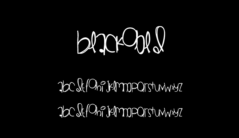 Blackgold font