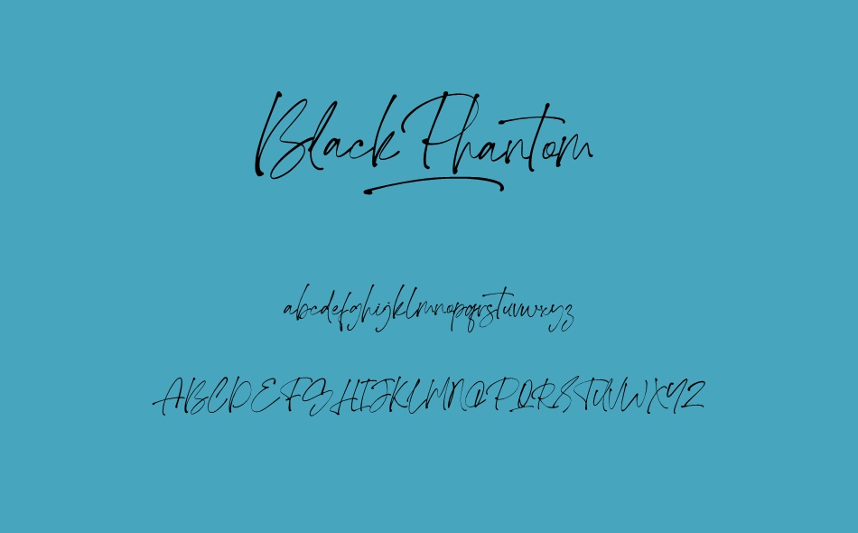 Black Phantom font