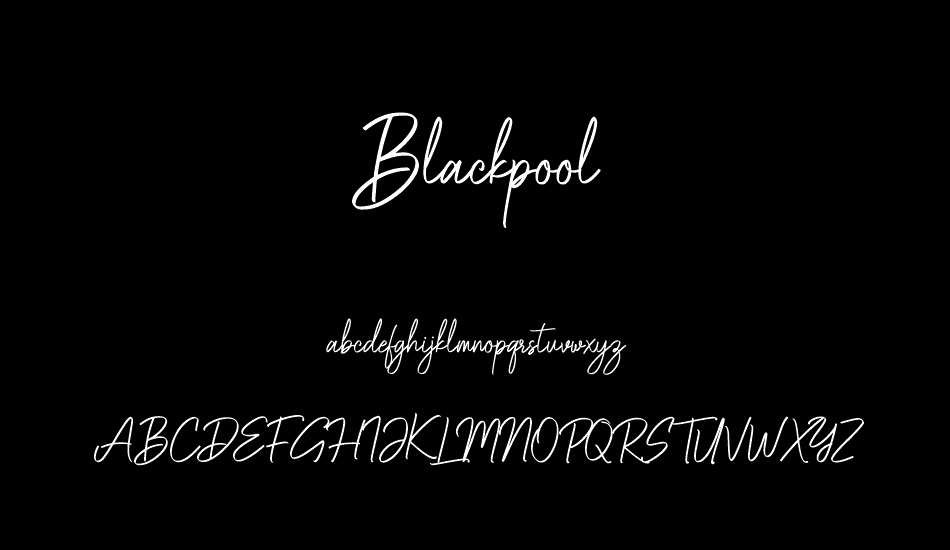 Blackpool font