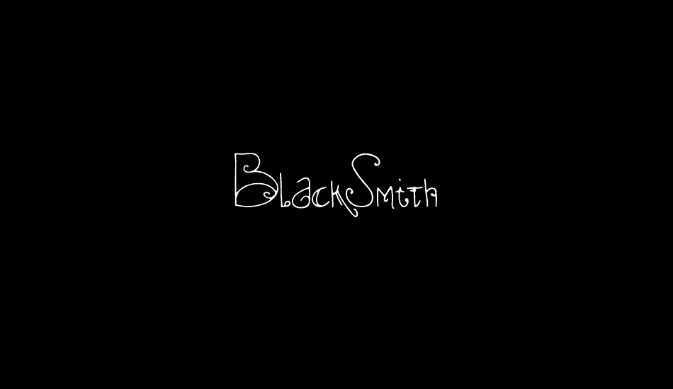 BlackSmith font big