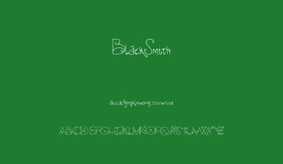 BlackSmith font