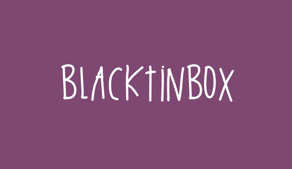 BlackTinBox font big