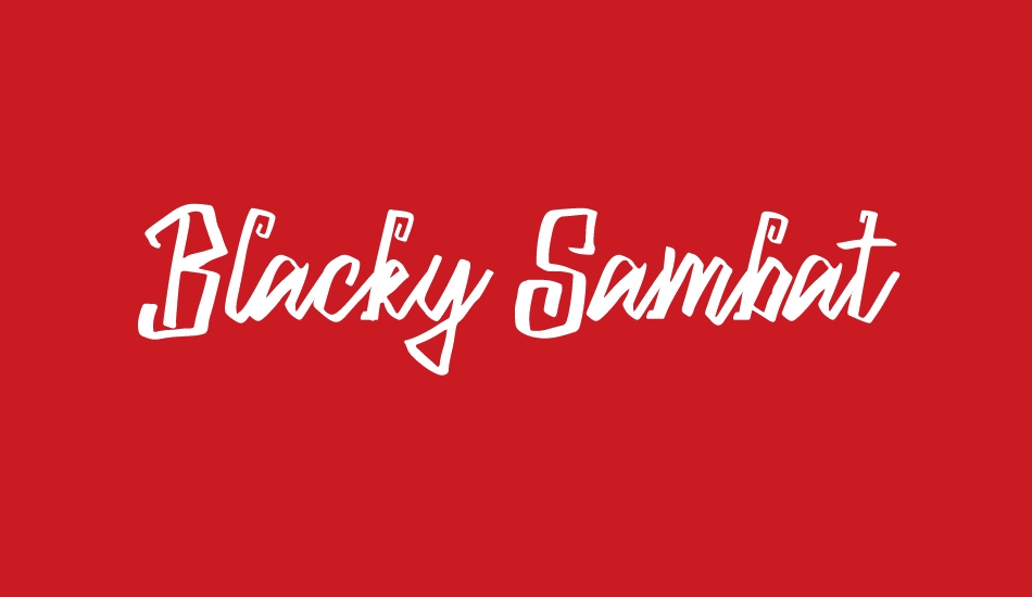 Blacky Sambat font big