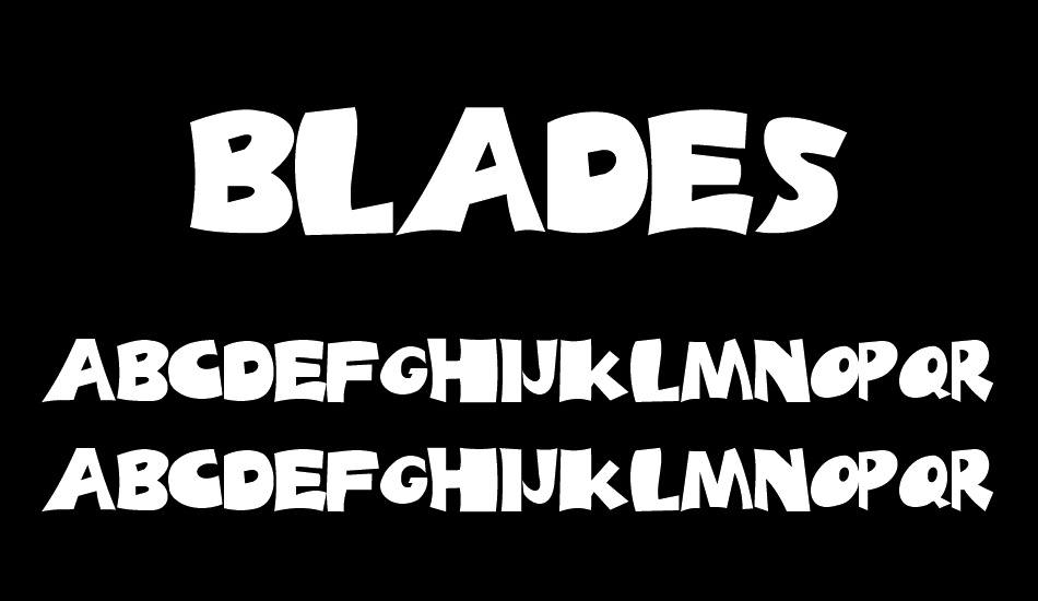 Blades font