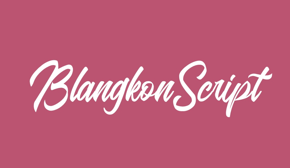 BlangkonScript font big