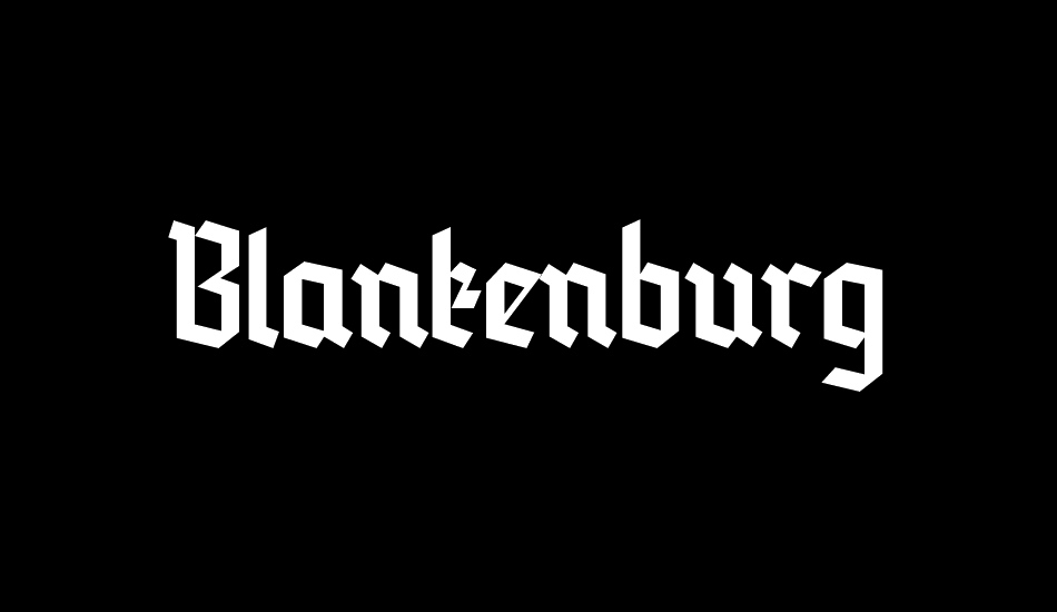 Blankenburg font big